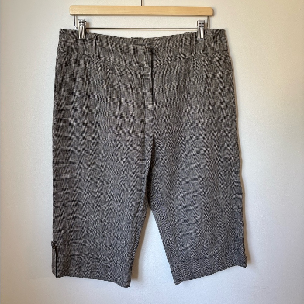 Y2K plaid capris